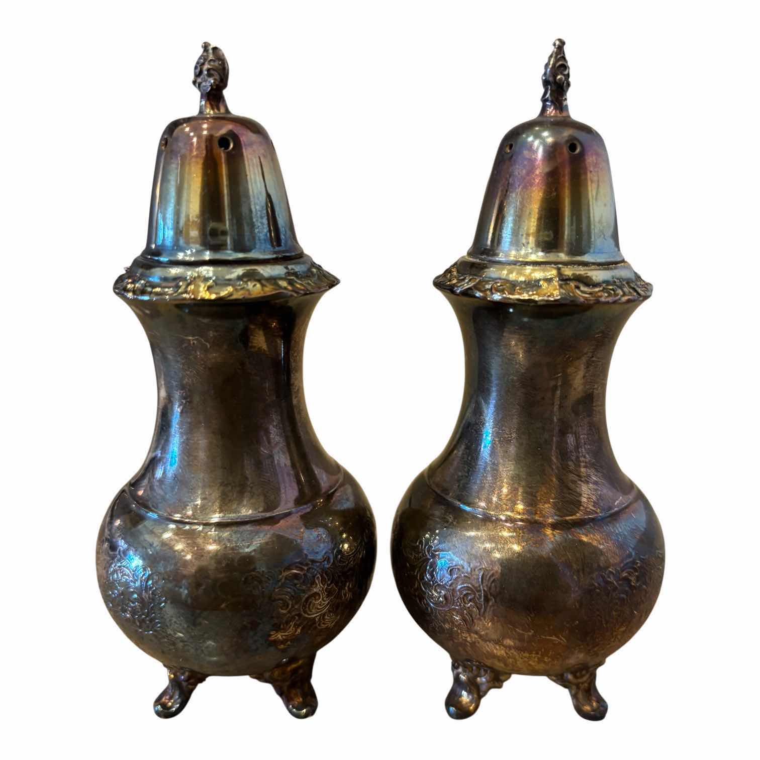 Photo 1 of VINTAGE ASCOT SHEFFIELD DESIGN REPRODUCTION BY COMMUNITY SALT & PEPPER SHAKERS