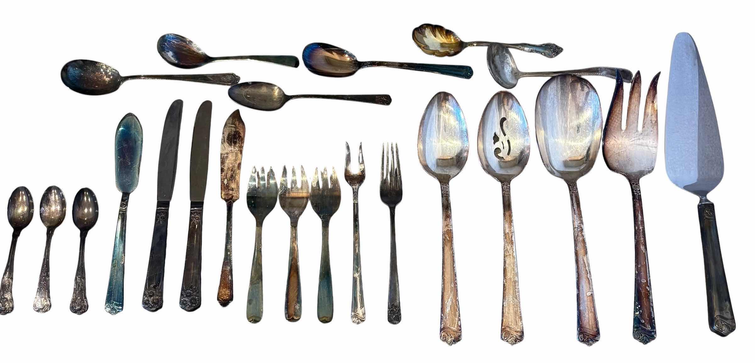 Photo 1 of COLLECTION OF SILVER PLATED SILVERWARE (23 PIECES)
