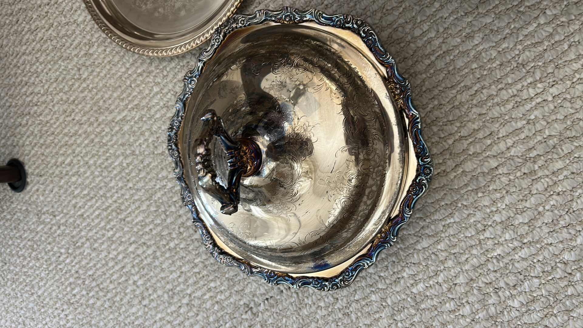 Photo 1 of 4- SILVERPLATED SERVICE ITEMS