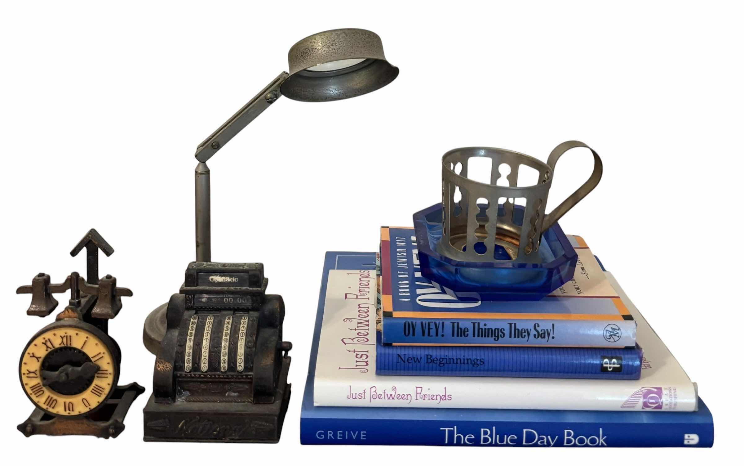 Photo 1 of SMALL VINTAGE COLLECTIBLES & MINI BOOKS (4)