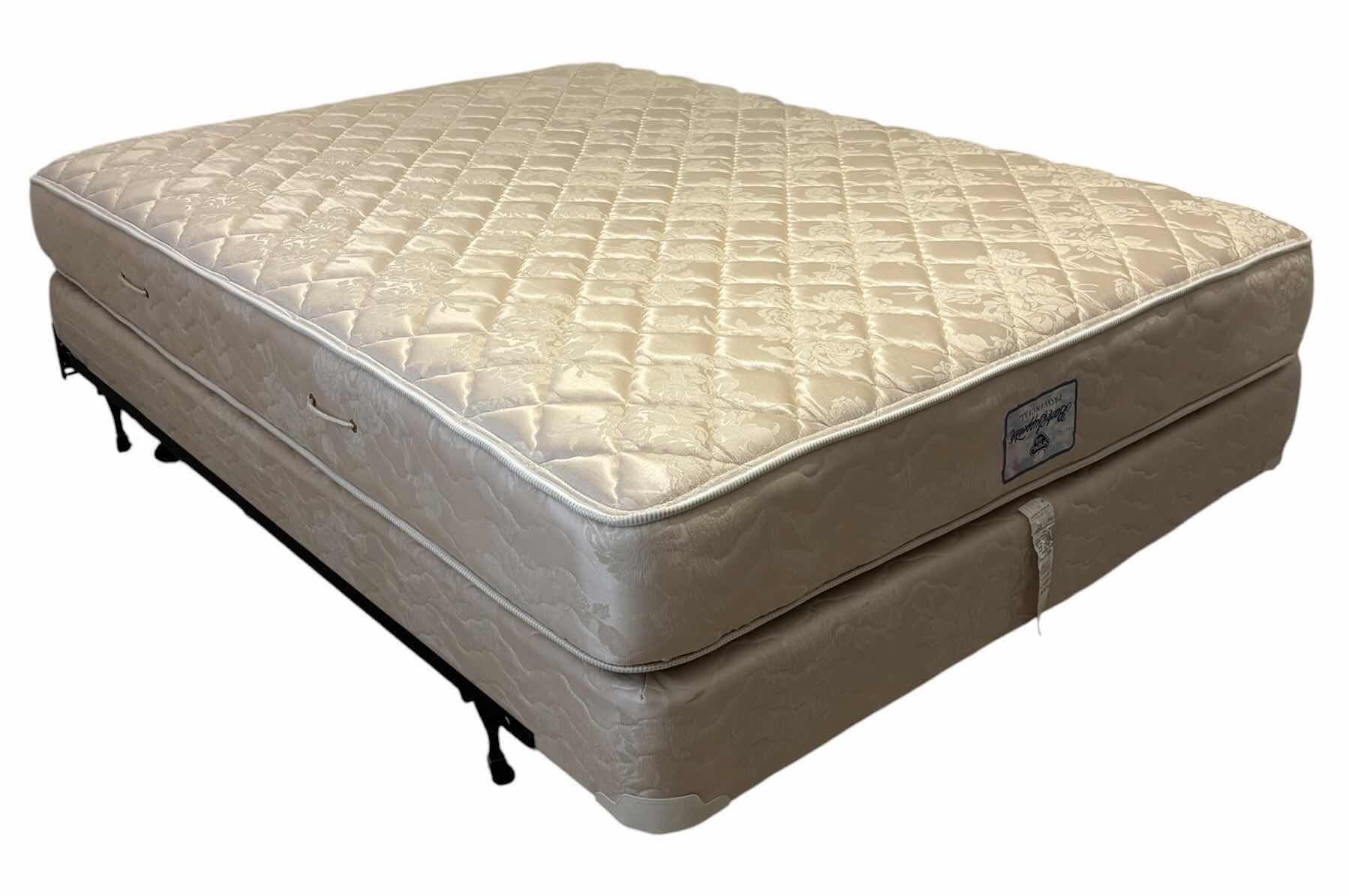 Photo 1 of SPRING AIR QUEEN SIZE BED WITH ROLLING FRAME