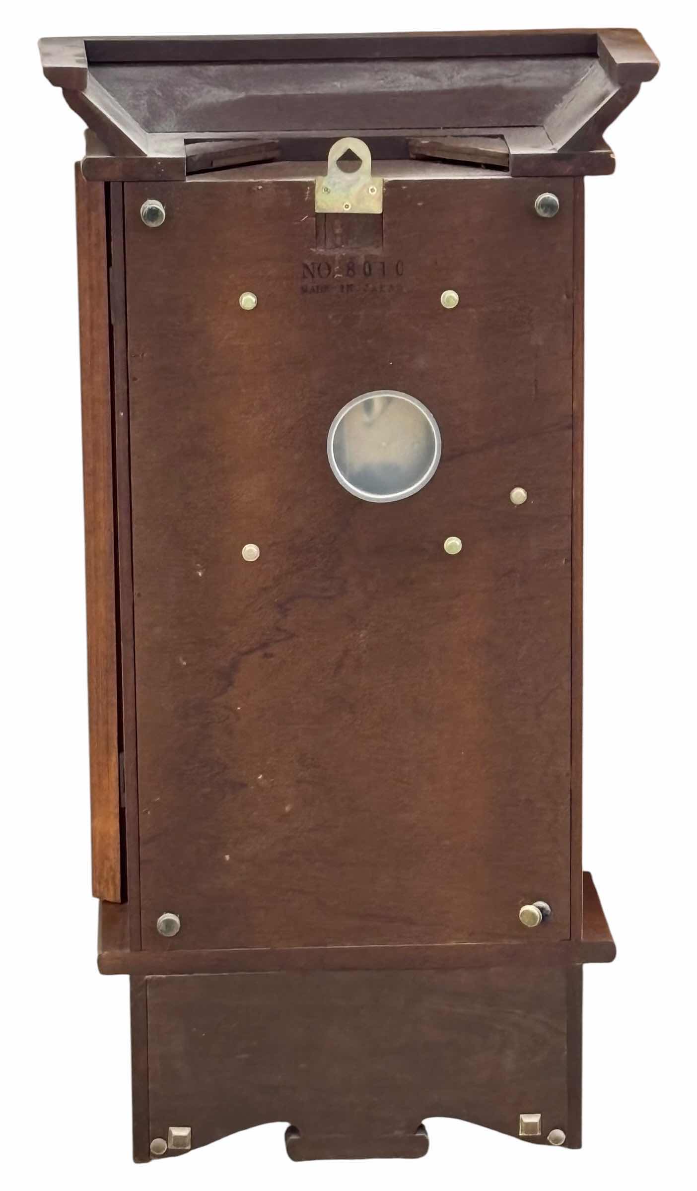 Photo 1 of VINTAGE 1970S LINDEN 31-DAY REGULATOR PENDULUM WALL CLOCK