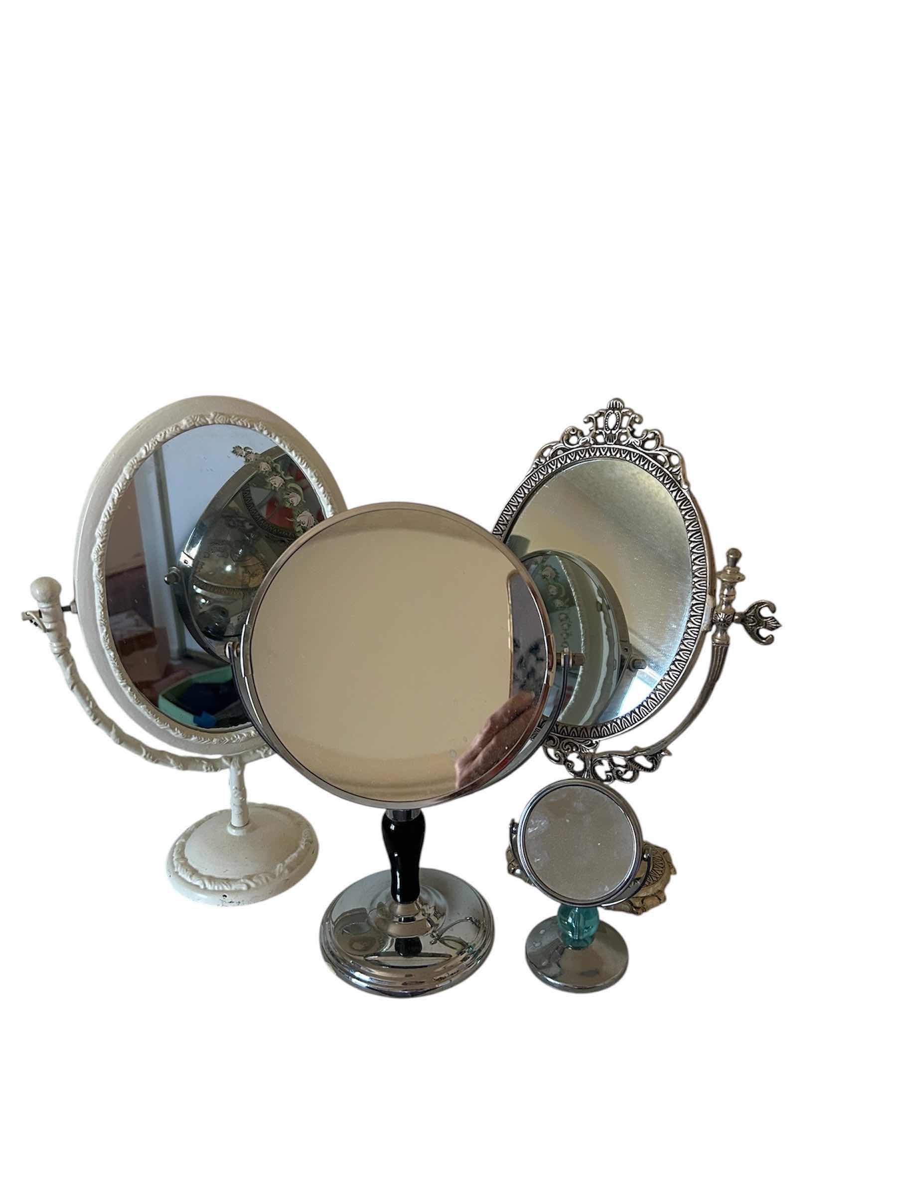 Photo 1 of 4- VINTAGE STYLE TABLETOP VANITY MIRRORS