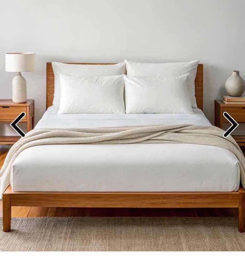 Photo 1 of BAMBOO IS BETTER CREAM 100% BAMBOO FIBERS TWIN BED SHEET SET