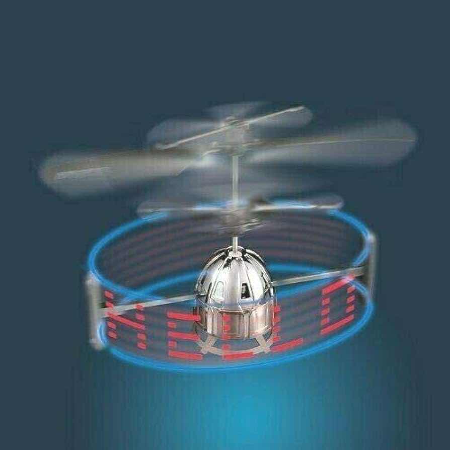 Photo 1 of NEW BROOKSTONE PROPEL RC SKYWRITER UFO REMOTE CONTROL HELICOPTER