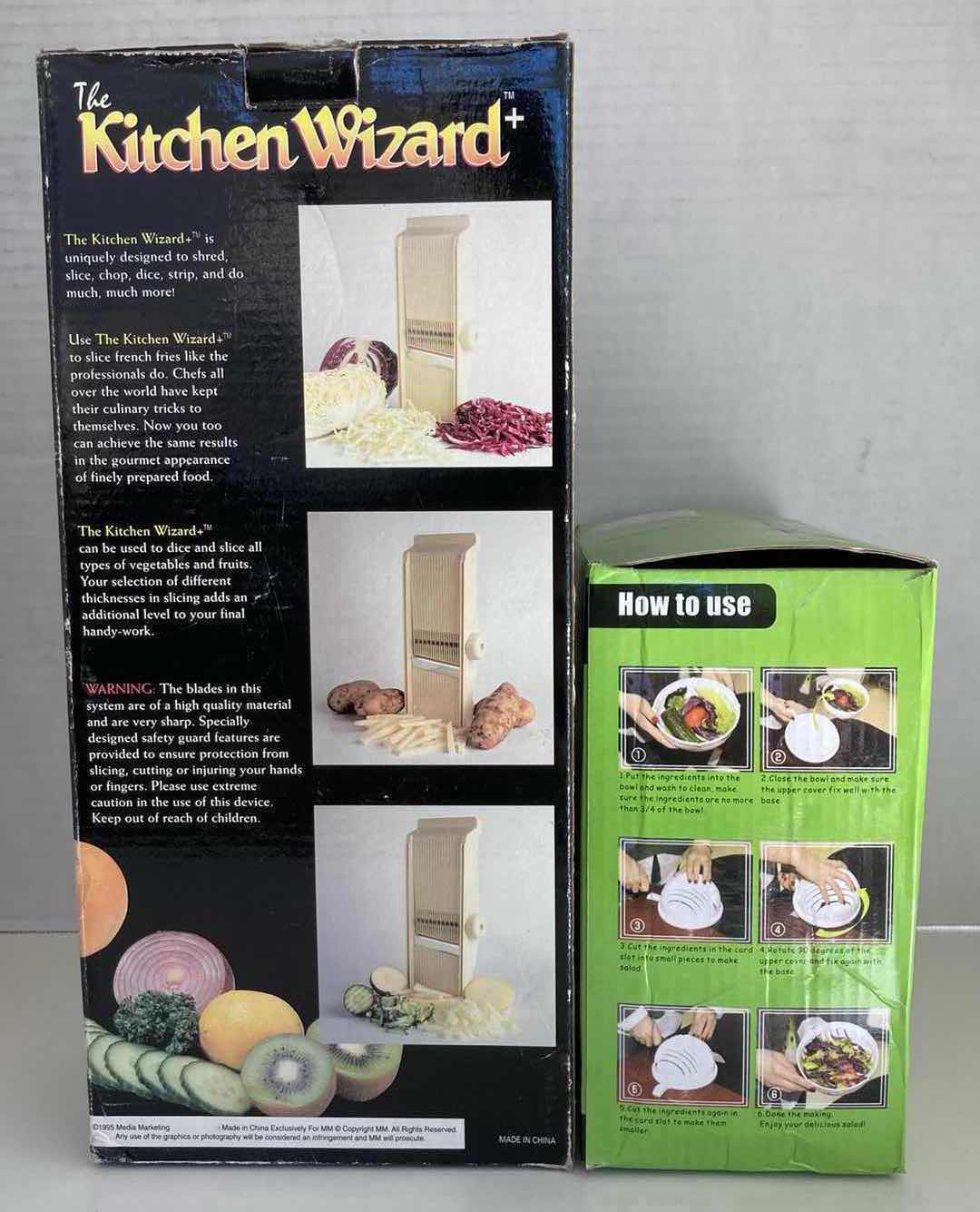 Photo 2 of THE KITCHEN WIZARD SLICER & SALAD CUTTER BOWL