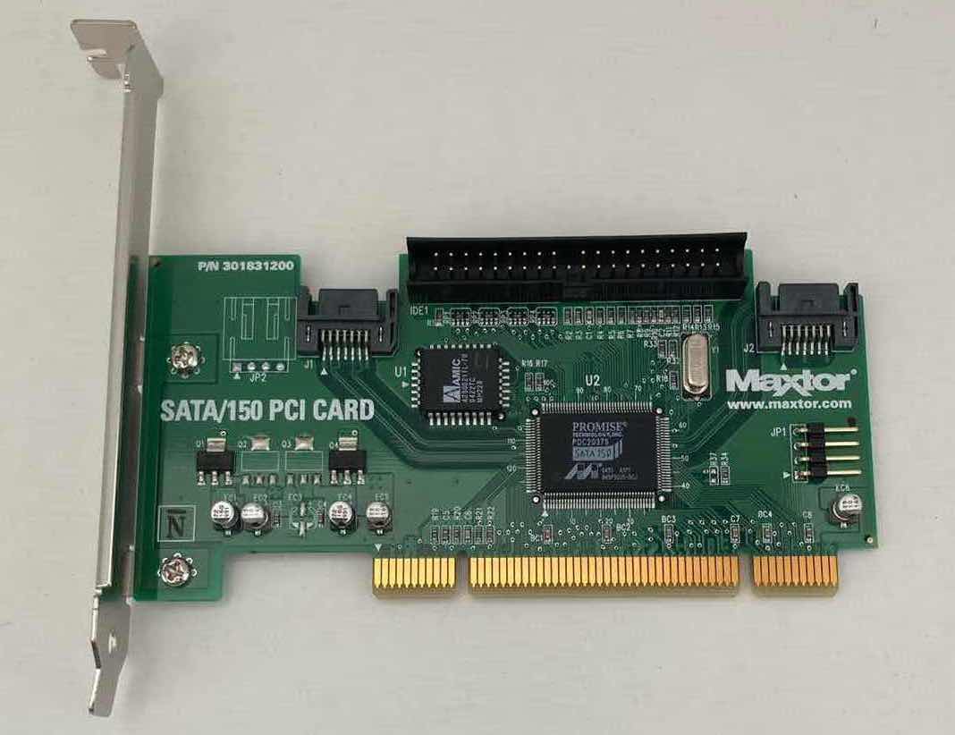 Photo 1 of NEW MAXTOR SATA/150 PCI CONTROLLER CARD