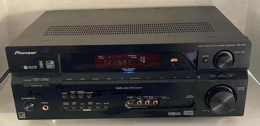 Photo 1 of PIONEER AUDIO/VIDEO MULTI-CHANNEL RECEIVER MODEL VSX-816-K