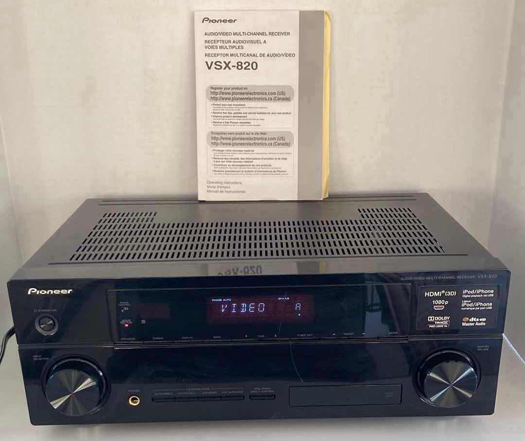 Photo 1 of PIONEER AUDIO/VIDEO MULTI- CHANNEL RECEIVER MODEL VSX-820-K