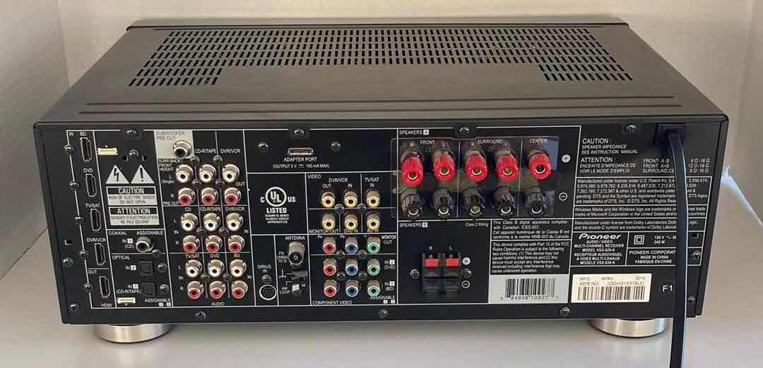 Photo 4 of PIONEER AUDIO/VIDEO MULTI- CHANNEL RECEIVER MODEL VSX-820-K