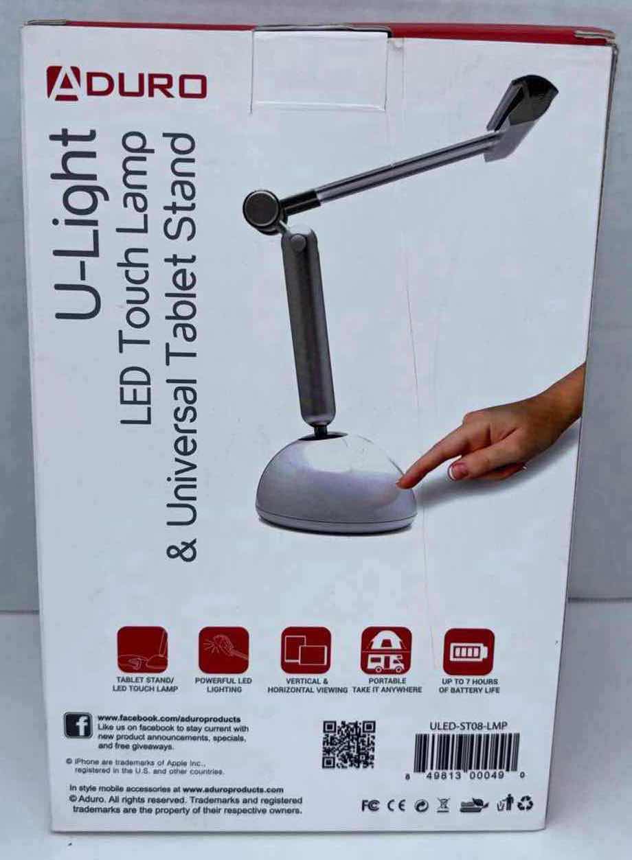 Photo 2 of NEW ADURO U-LIGHT LED TOUCH LAMP & UNIVERSAL STAND