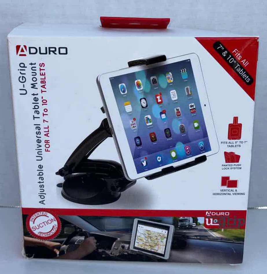 Photo 1 of NEW ADURO U-GRIP ADJUSTABLE UNIVERSAL TABLET MOUNT (FOR ALL 7”-10” TABLETS)