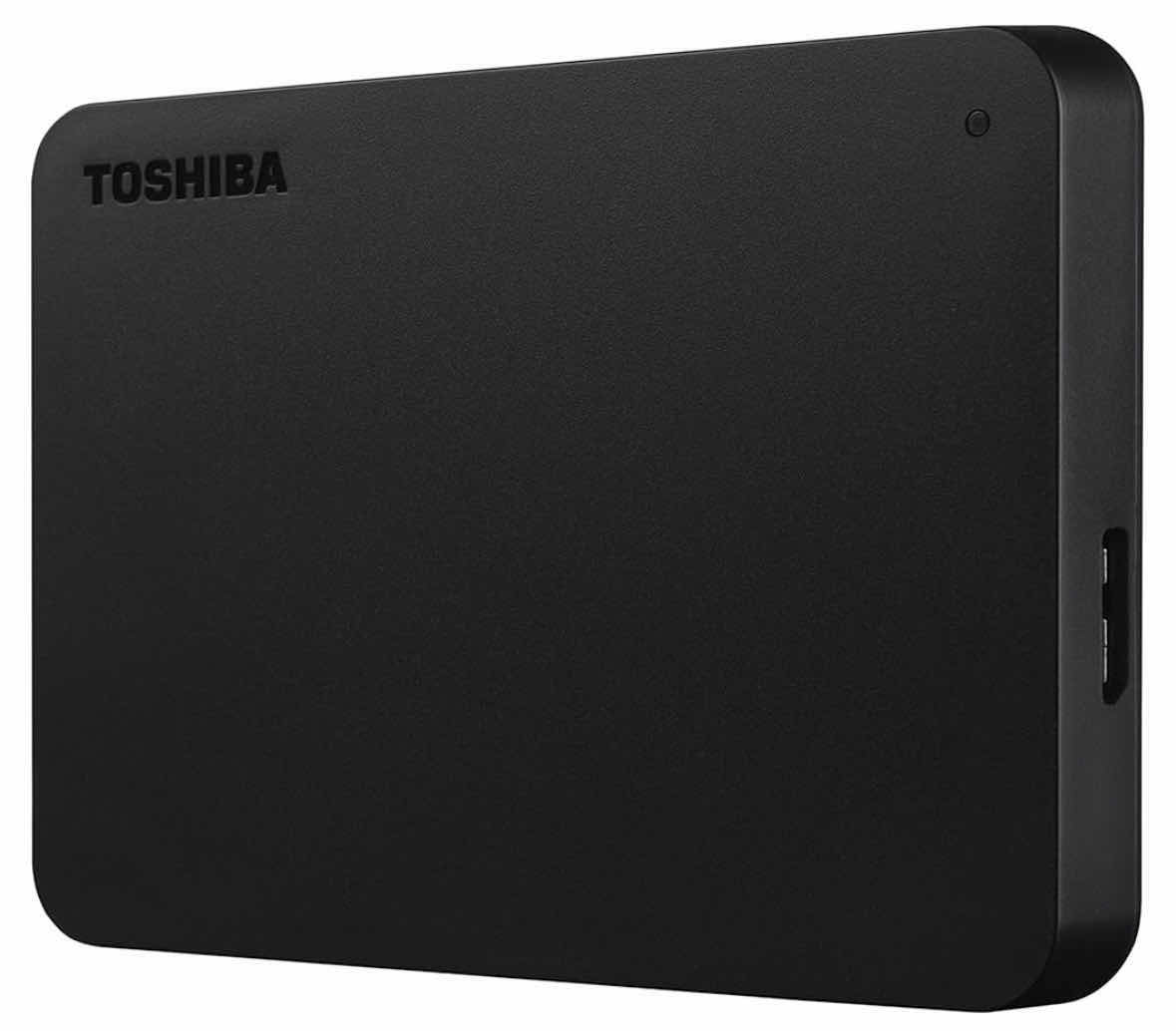 Photo 2 of TOSHIBA CANVIO BASICS 2TB PORTABLE EXTERNAL HARD DRIVE USB 3.0, BLACK (HDTB420XK3AA)