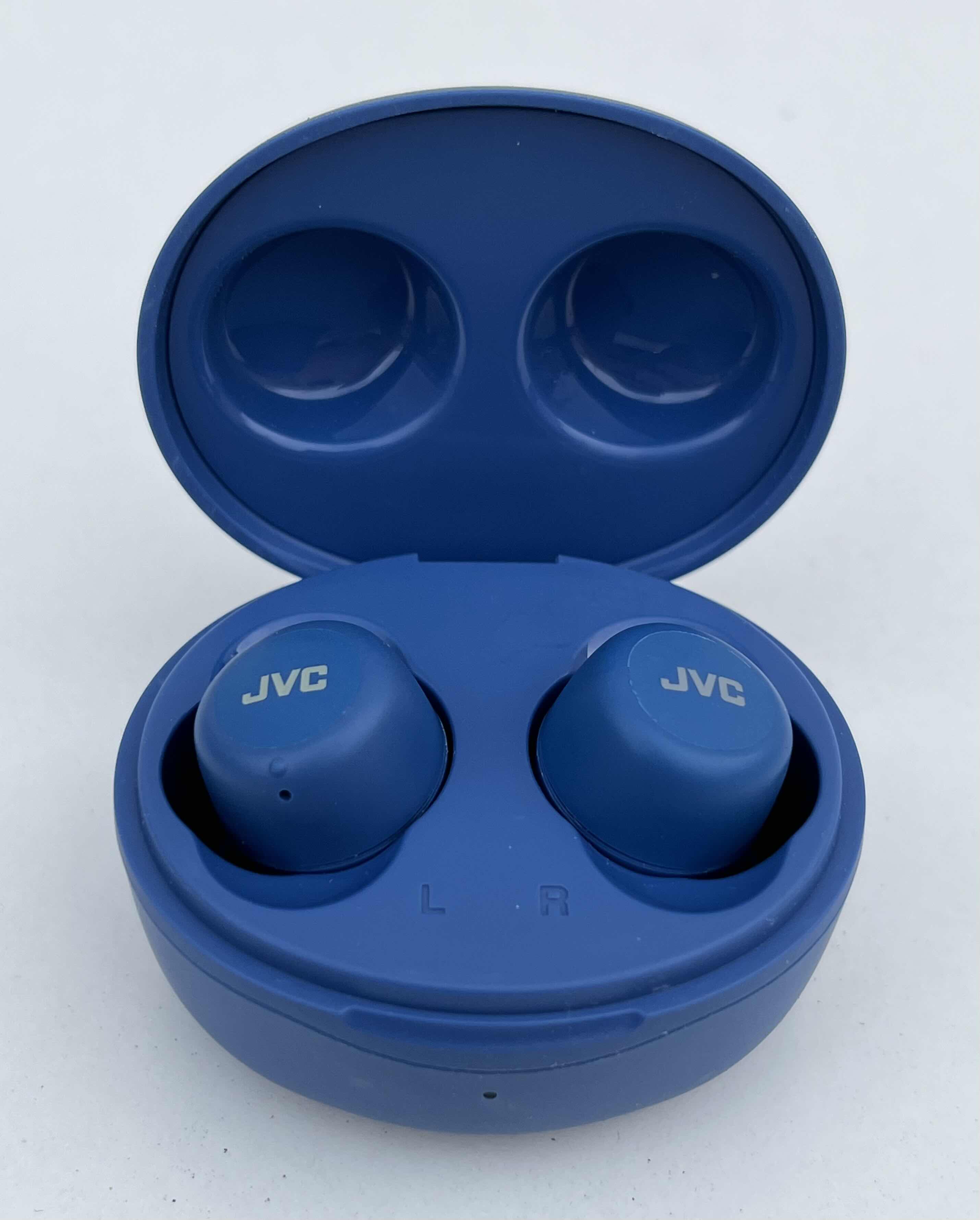 Photo 1 of JVC WATERPROOF BLUE WIRELESS HEADPHONES MODEL HA-Z55T