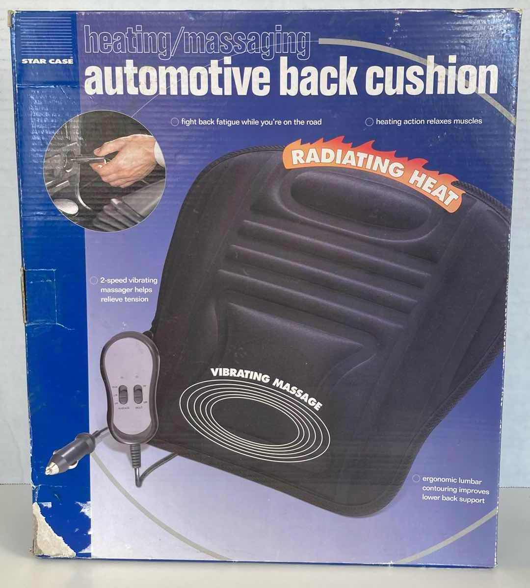 Photo 1 of STAR CASE HEATING/MASSAGING AUTOMOTIVE BACK CUSHION