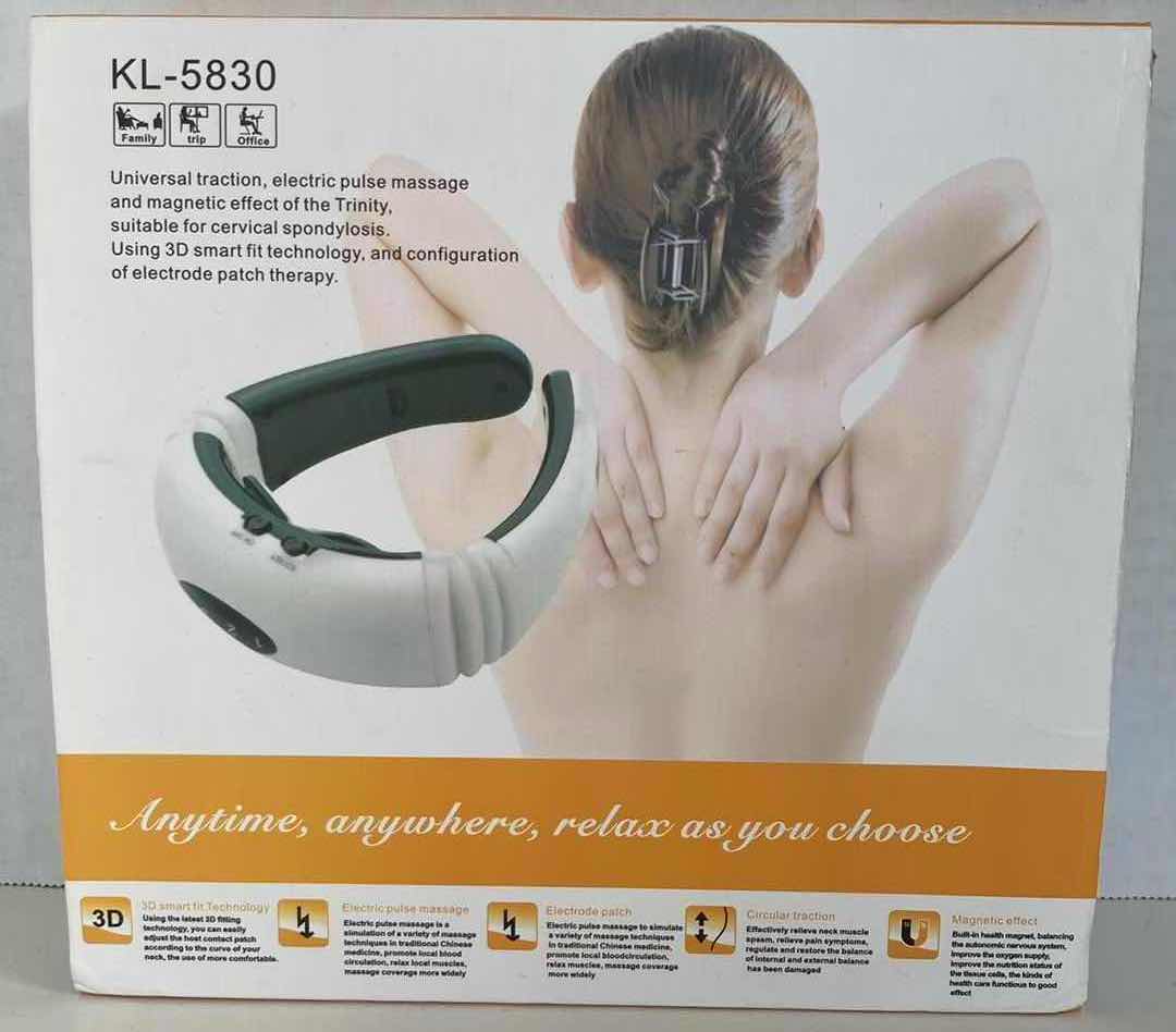 Photo 1 of PORTABLE RECHARGEABLE NECK MASSAGER MODEL KL-5830