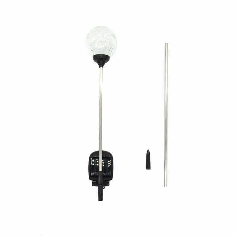 Photo 1 of FRCOLOR SOLAR GLASS GLOBE GARDEN LIGHTS H32.28” (SET OF 3)