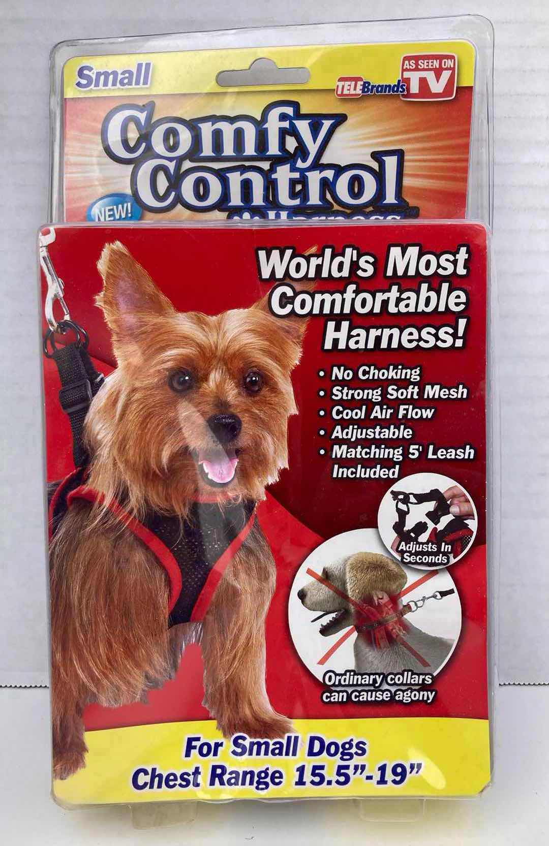 Photo 1 of NEW TELEBRANDS COMFY CONTROL GO HARNESS SIZE SMALL