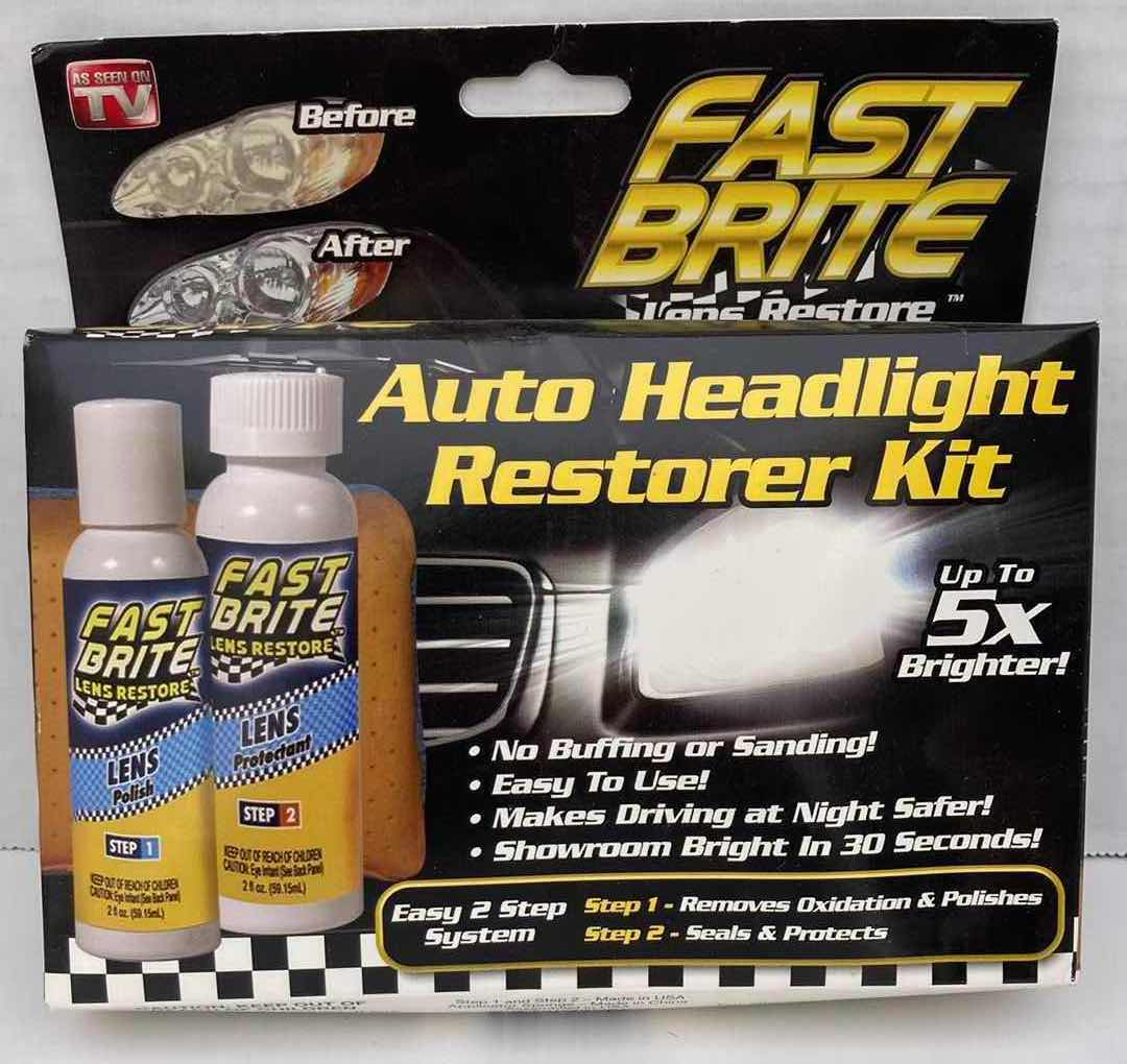 Photo 2 of FAST BRITE LENS RESTORE, GRAND PRIX GREY UNIVERSAL CAR SEAT COVER & MEGUIAR’S ULTIMATE COMPOUND