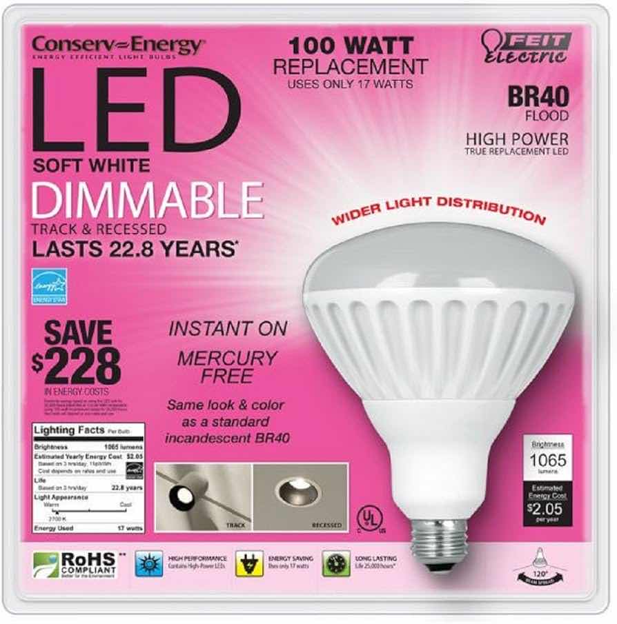 Photo 2 of NEW FEIT ELECTRIC CONSERV-ENERGY LED 100W REPLACEMENT BULB