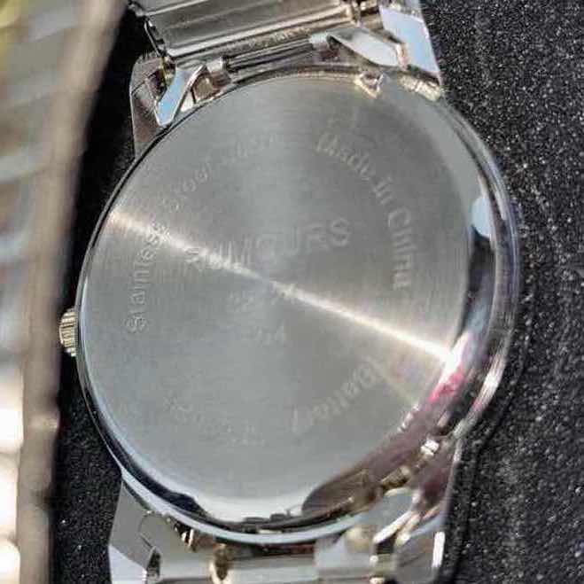 Photo 3 of RUMOURS QUARTZ TWO-TONE WATCH W STAINLESS STEEL BACK, IN CASE W EXTRA LINKS (32124 104)