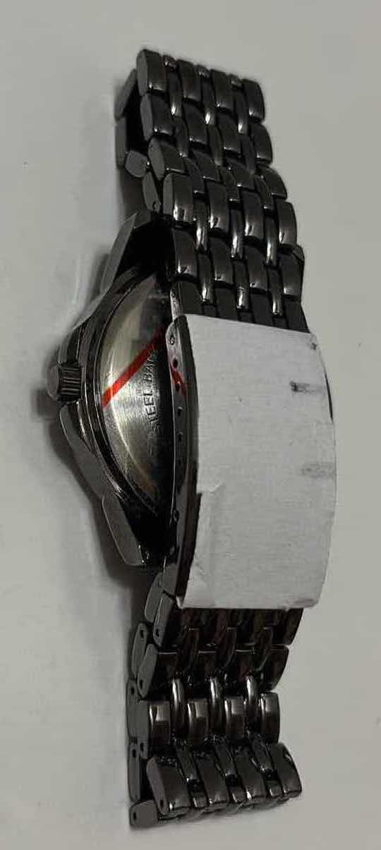 Photo 3 of NEW FMD MENS GRAY/BLACK SKELETON DIAL QUARTZ ANALOG WATCH (FMDPU009)