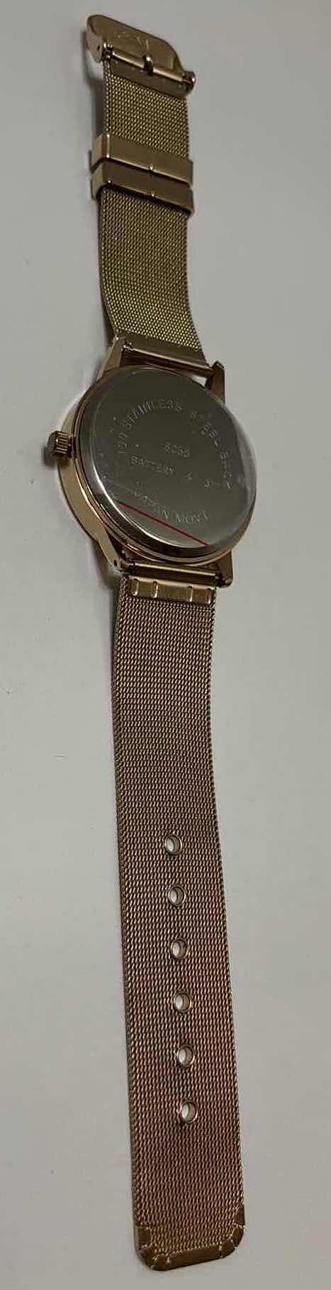 Photo 3 of WOMENS ANALOG WATCH W GOLD FINISH MESH BAND