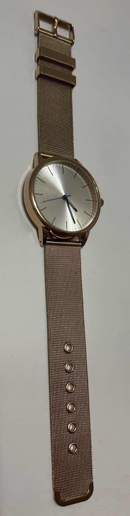 Photo 1 of WOMENS ANALOG WATCH W GOLD FINISH MESH BAND