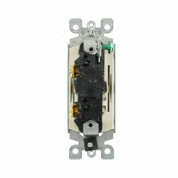 Photo 3 of NEW LEVITON DECORA 15A LIGHT ALMOND AC QUIET SWITCH (SET OF 4)