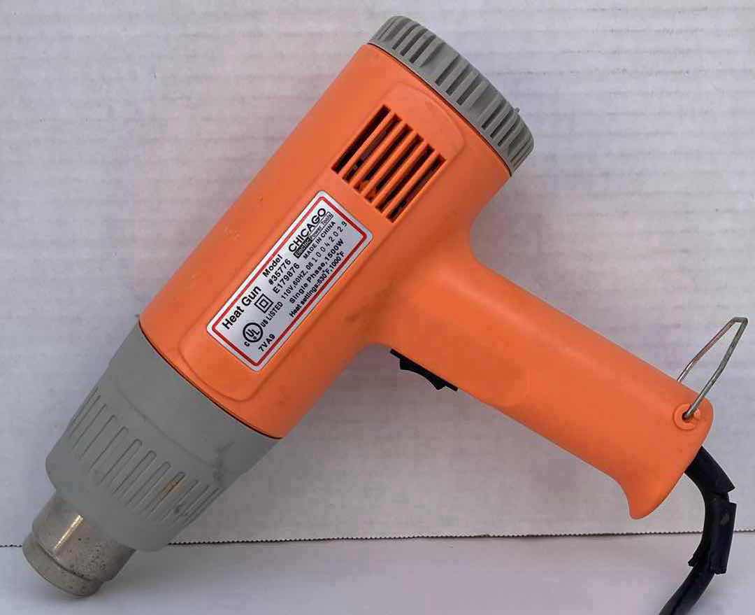 Photo 2 of CHICAGO ELECTRIC HEAT GUN MODEL 35776 & HOT GLUE GUN