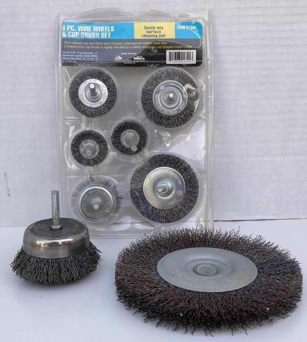 Photo 1 of WIRE WHEEL & CUP BRUSH SET (8)