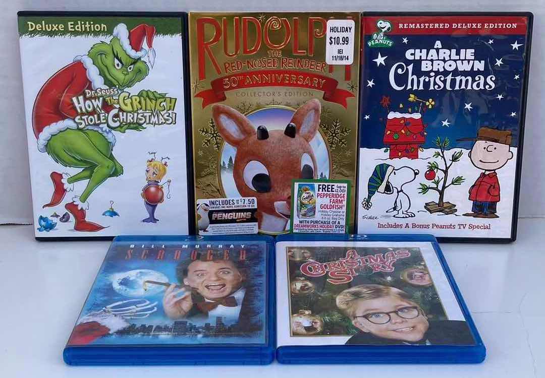 Photo 1 of CHRISTMAS MOVIE DVD COLLECTION (5)