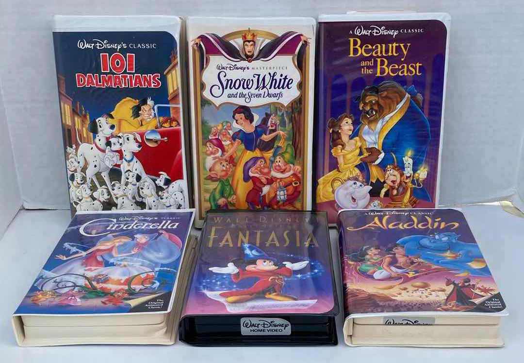 Photo 1 of CLASSIC DISNEY MOVIE VHS COLLECTION (6)