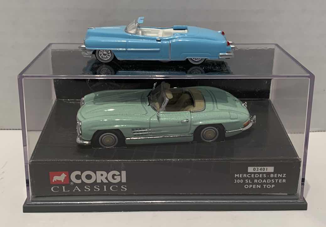 Photo 1 of REPLICA CORGI CLASSICS MERCEDES-BENZ 300SL AND MINI REPLICA CADILLAC ELDORADO YEAR:1953