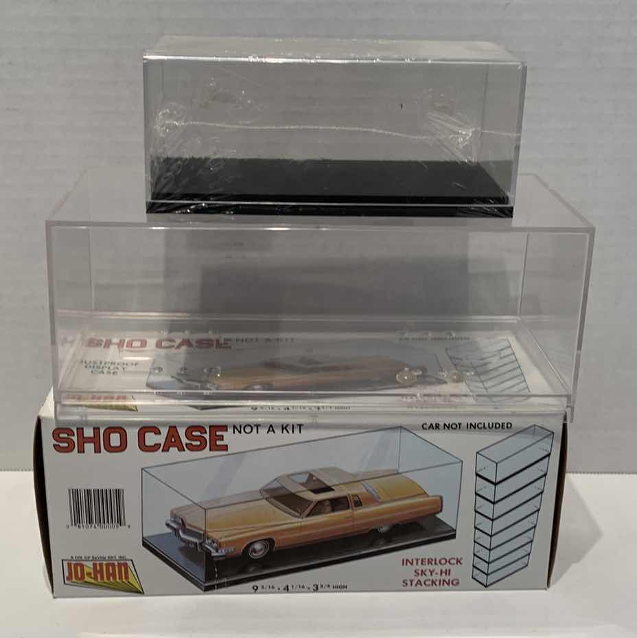 Photo 1 of SET OF 3 ACRYLIC CASES FOR CAR REPLICAS