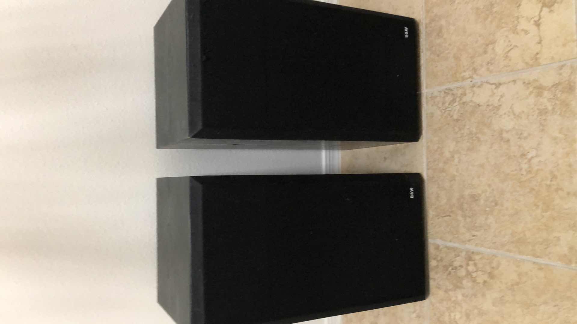 Photo 1 of PAIR OF B & W DM 110 BOOKSHELF SPEAKERS