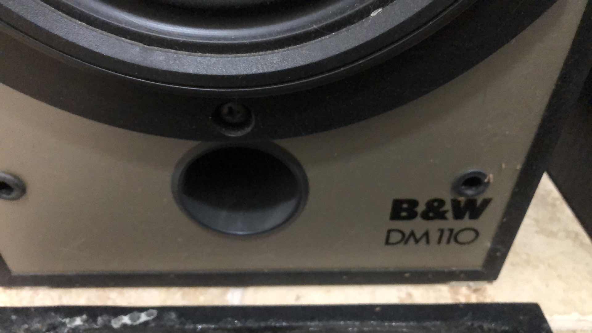 Photo 5 of PAIR OF B & W DM 110 BOOKSHELF SPEAKERS