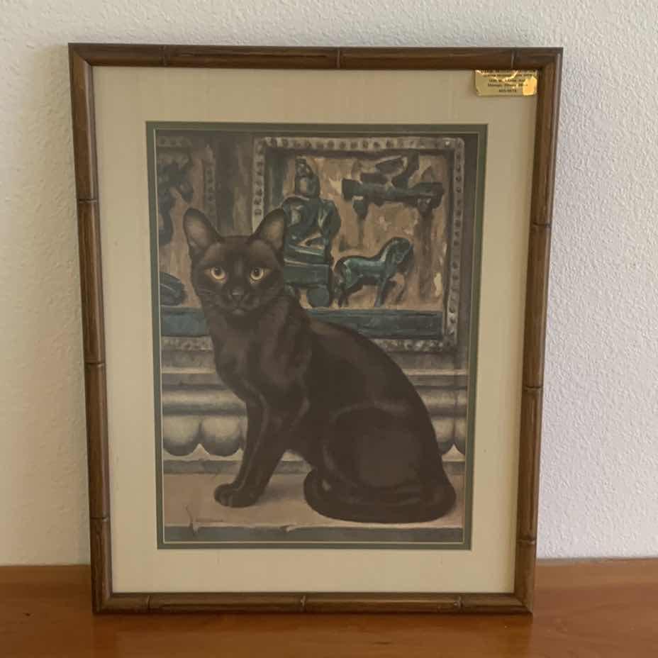 Photo 1 of DAVID MICHAEL GALLERIES CAT PRINT 
15” X 19”