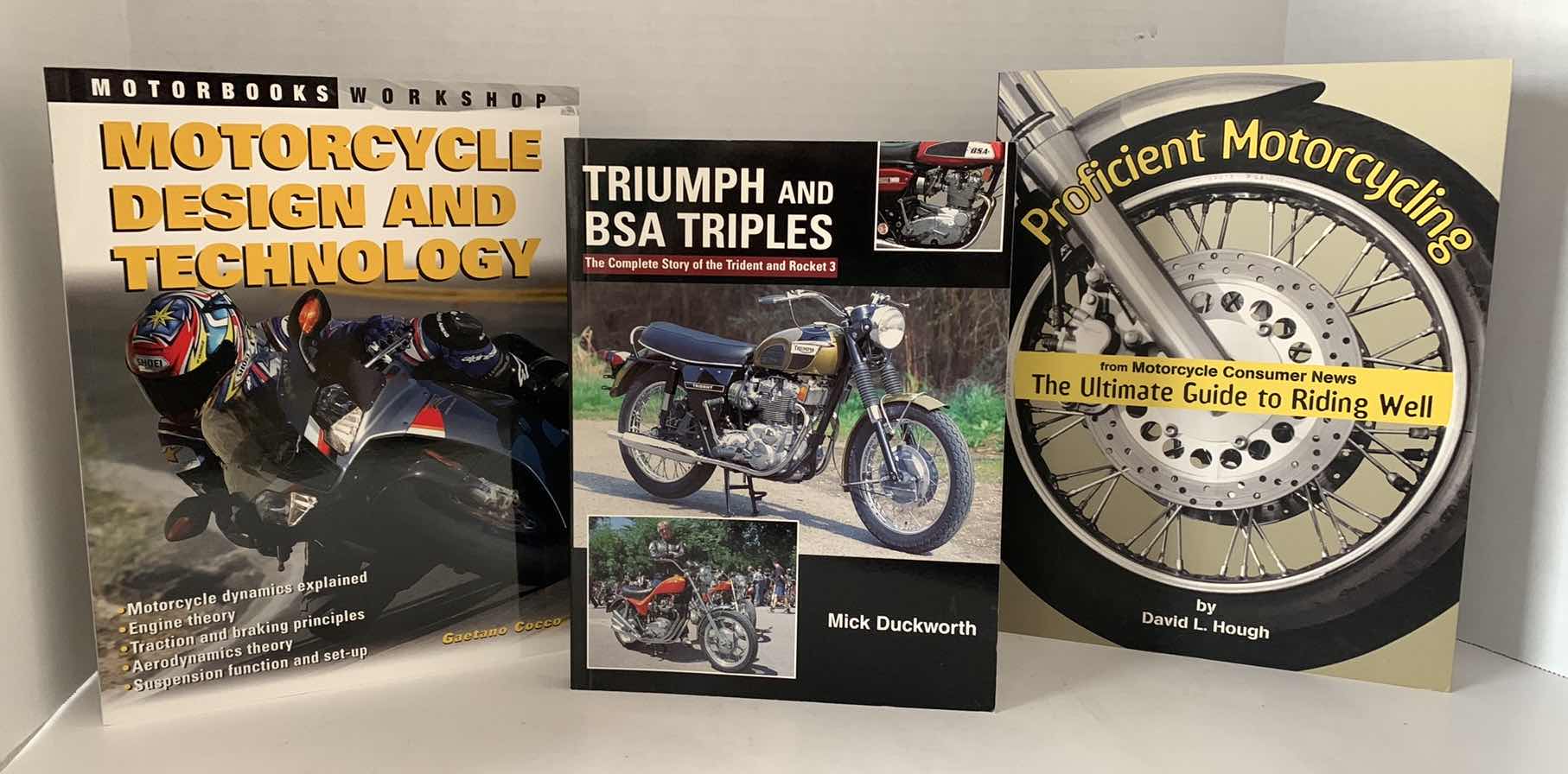 Photo 1 of 3 MOTORCYCLE BOOKS VARIOUS AUTHORS