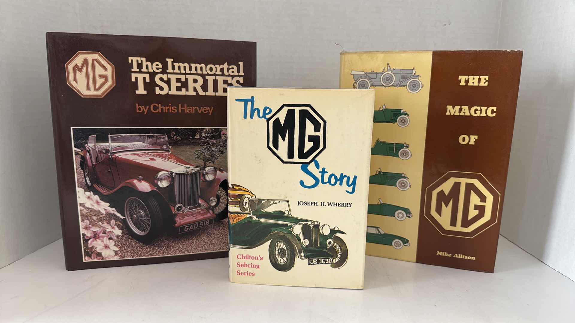 Photo 1 of 3 VINTAGE MG MIDGET CAR BOOKS VARIOUS AUTHORS