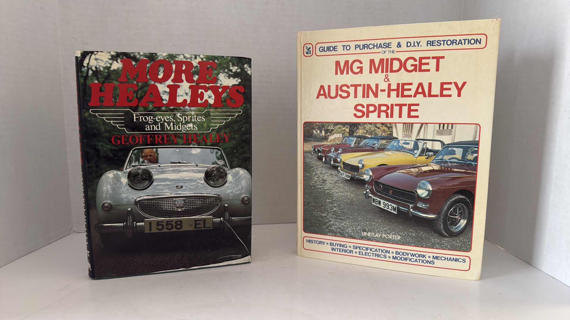 Photo 1 of 2 VINTAGE CAR BOOKS, MG MIDGET & AUSTIN HEALEY SPRITE AND MORE HEALEYS