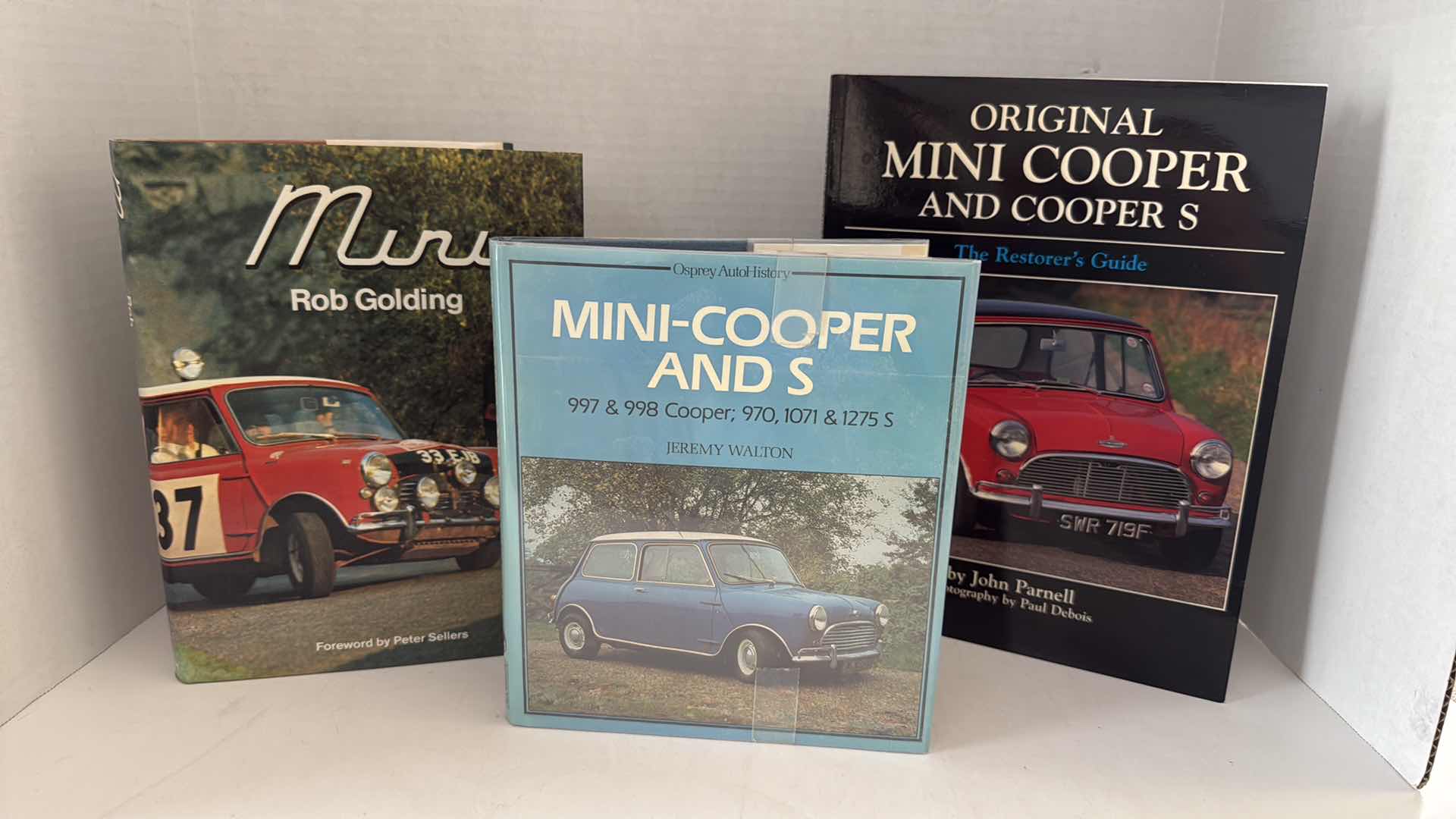 Photo 1 of 3-VINTAGE MINI COOPER BOOKS VARIOUS AUTHORS