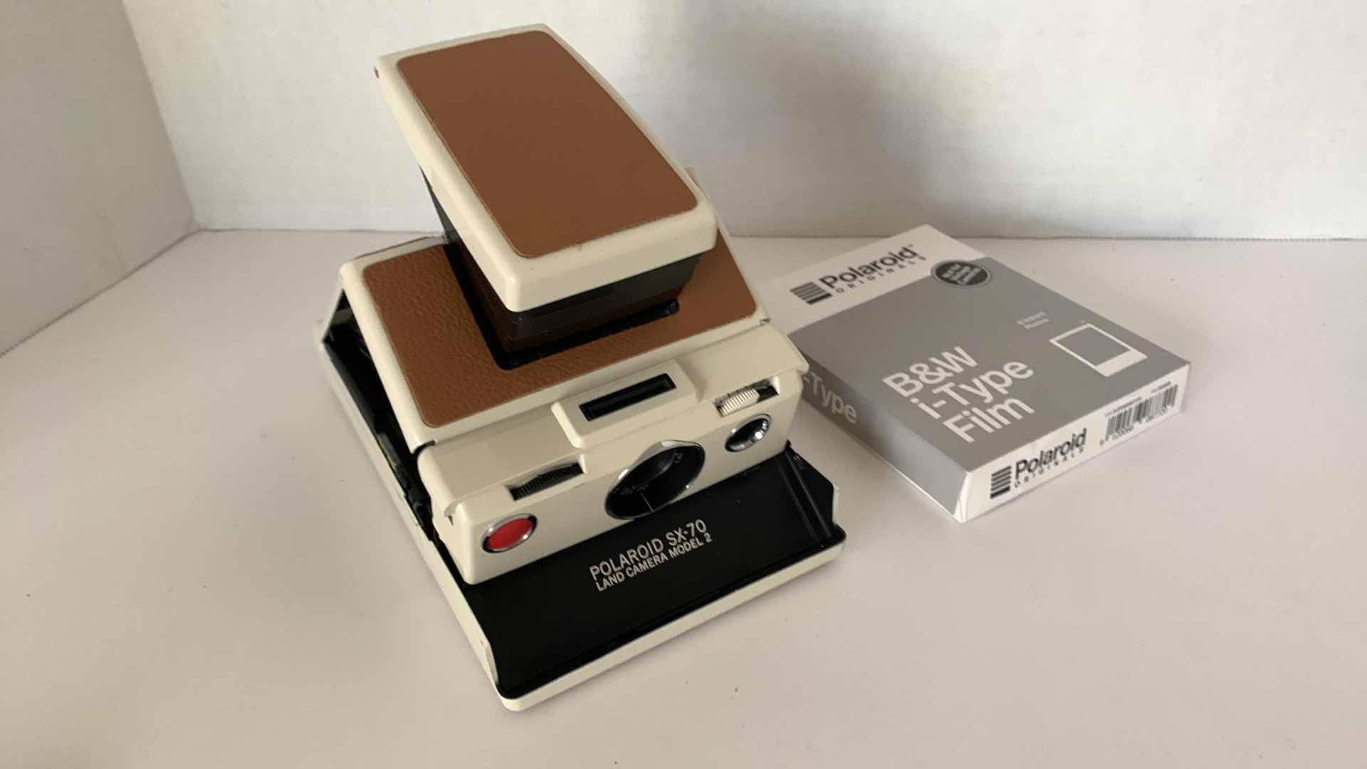 Photo 1 of POLAROID SX-70 LAND CAMERA MODEL 2 WITH EXTRA FILM