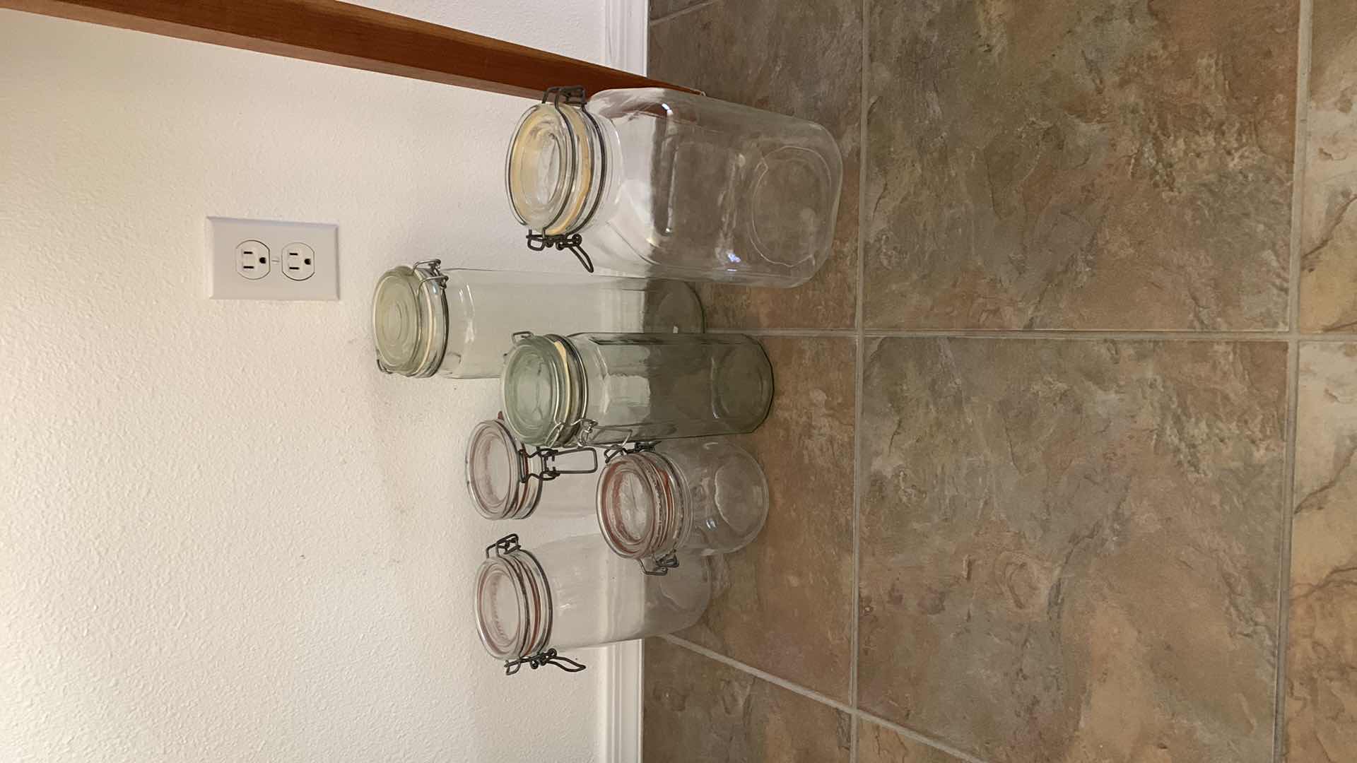 Photo 1 of 6-MASON JARS