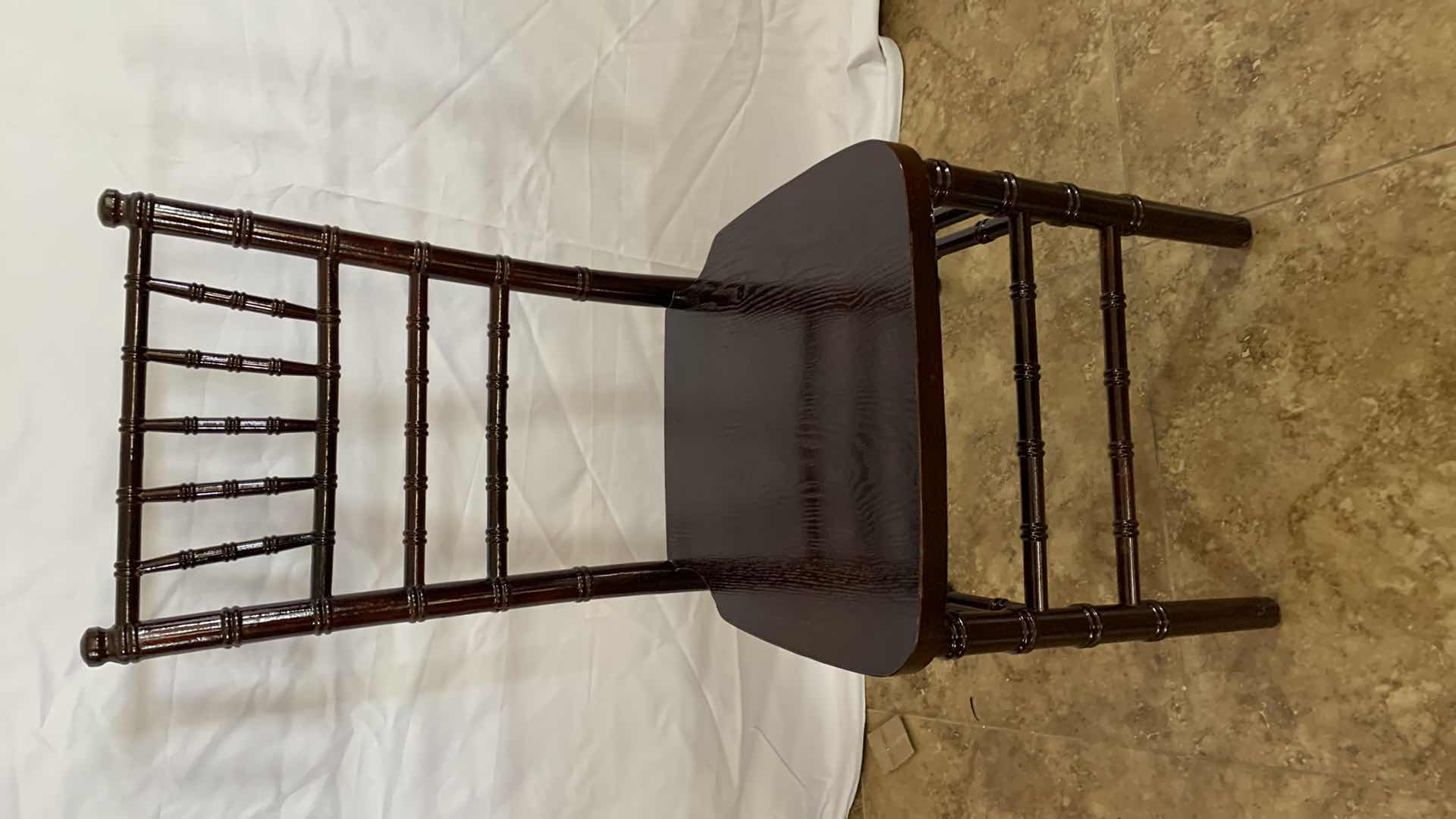 Photo 1 of LEGACY WALNUT CHAIVARI DINING CHAIR 36” TALL