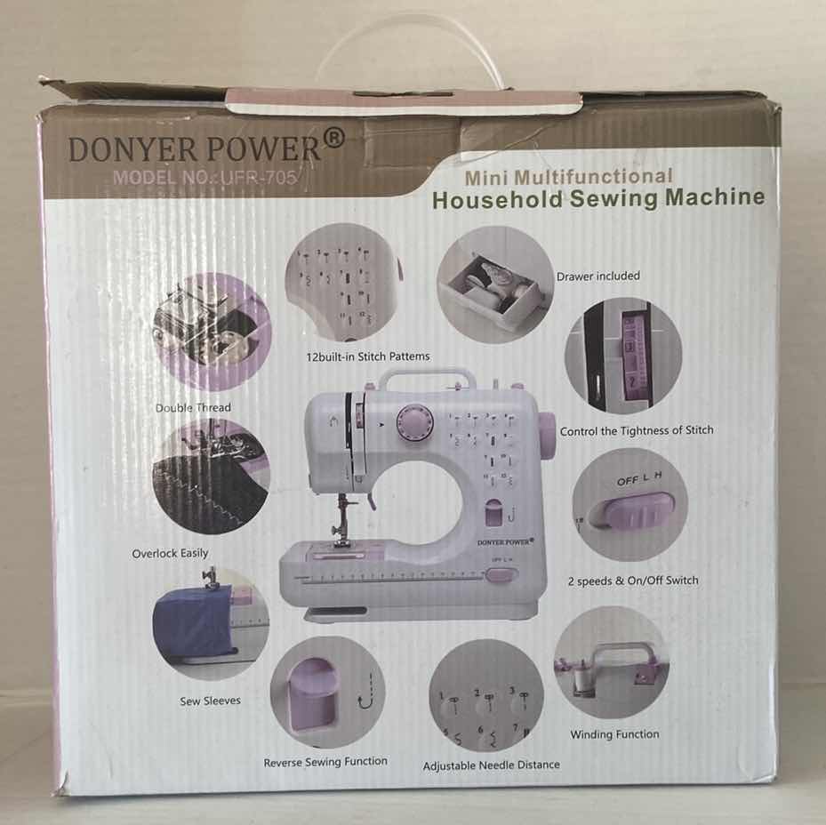 Photo 2 of DONYER POWER MINI HOUSEHOLD SEWING MACHINE