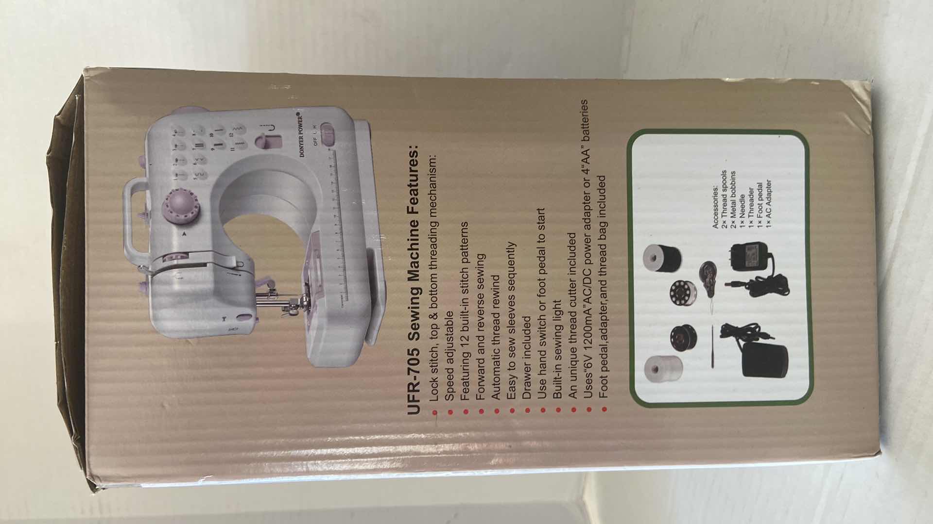 Photo 3 of DONYER POWER MINI HOUSEHOLD SEWING MACHINE