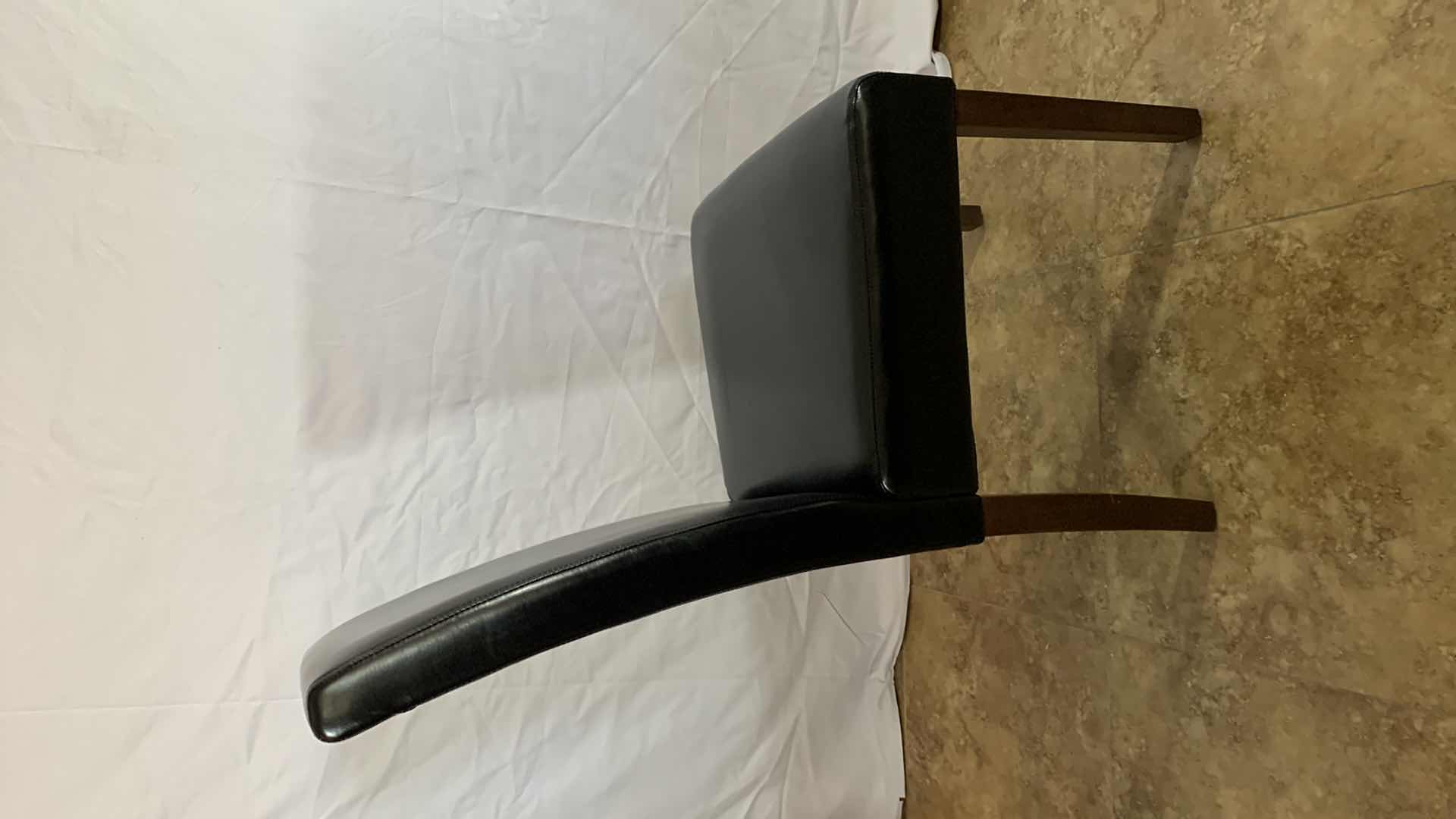 Photo 2 of FAUX LEATHER HIBACK DINING CHAIR 40” TALL