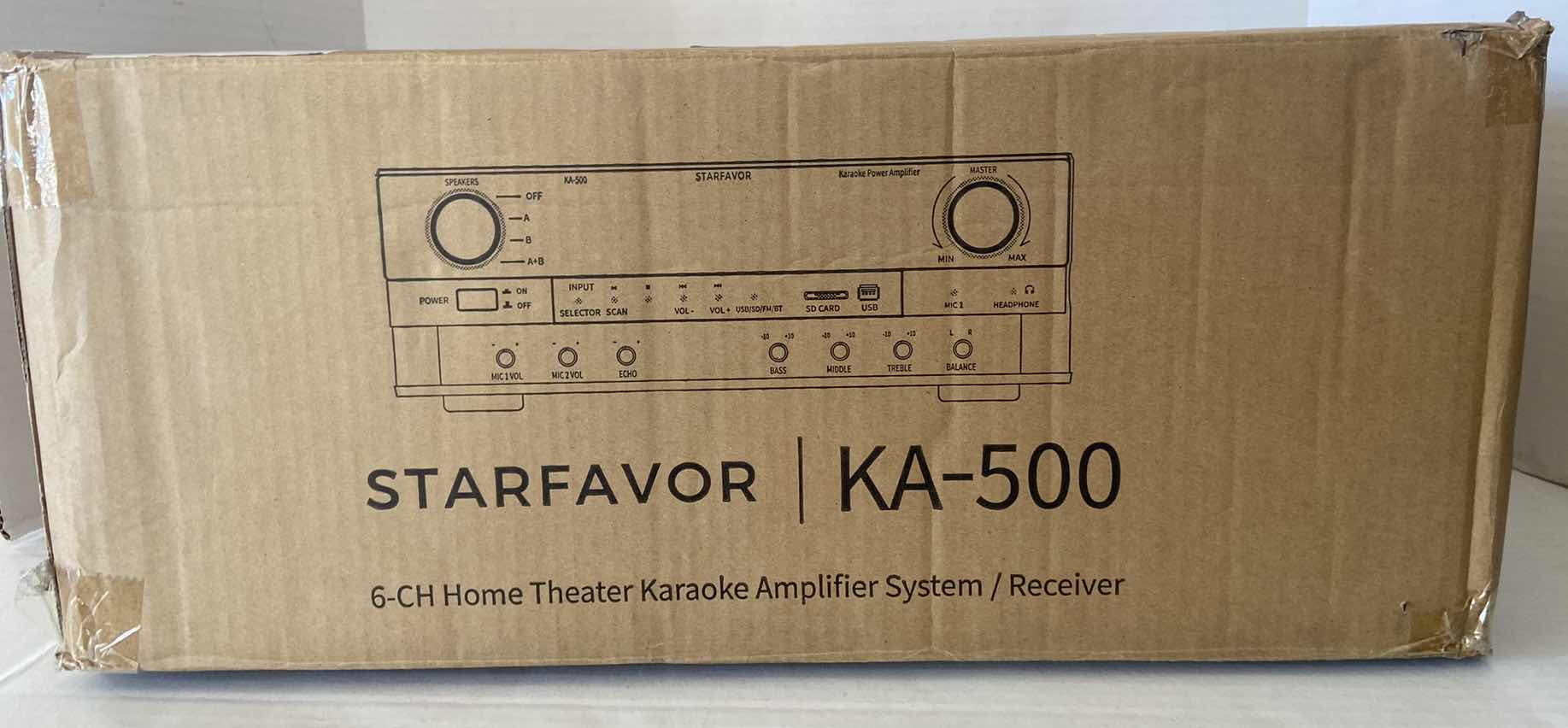 Photo 4 of STARFAVOR KA-500 6 CHANNEL THEATER KARAOKE AMPLIFIER