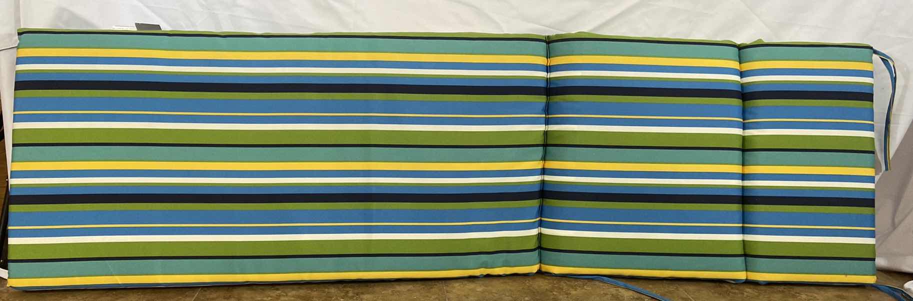 Photo 1 of PATIO CHASE SEAT CUSHION 70” X 21.5” POLYESTER MATERIAL